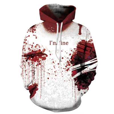 kaufen Maschinenwaschbar 3D-Sublimationsdruck Hoodie Blind Fleece Pullover Mehrfarbig online manufacture