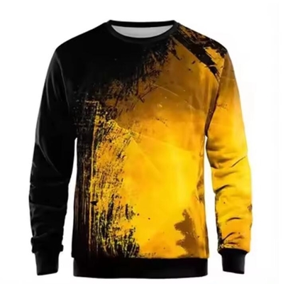 kaufen Custom Logo Fleece Sublimation Druck Pullover Langärme Streetwear Stil online manufacture
