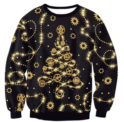 kaufen Weihnachts-Kostüm Überall Druck Sublimation Druck Pullover Maschine Waschbar online manufacture