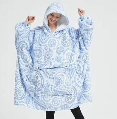 kaufen Anime-Druck Design Dicke Hoodie Decke Hoodie Fleece Fernsehdecke online manufacture
