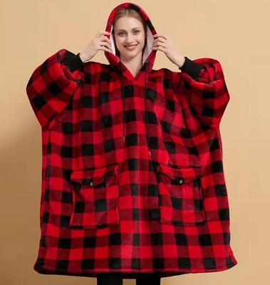 kaufen Custom Giant Tasche Einer Größe Passt Damen Oversized Hoodie Decke Alle gedruckte Design online manufacture