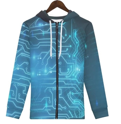 kaufen Extrem warmes übergroßes Grafik-Hoodie 100% Baumwollsäure gewaschen Vintage Zip Up Hoodie online manufacture