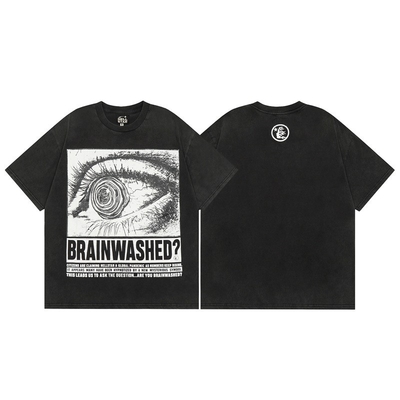kaufen Unisex-T-Shirt für Männer mit Grafik, Baumwoll-T-Shirt mit Übergröße, kurzer Ärmel, Vintage Street Casual T-Shirt online manufacture