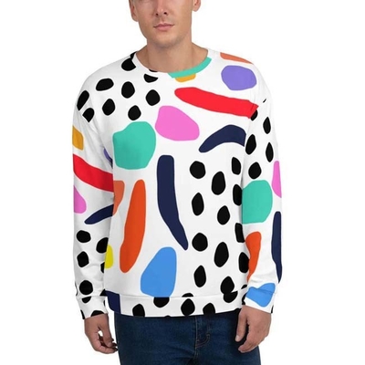 Ein eigenes Sublimations-Crewneck-Sweatshirt Atmung