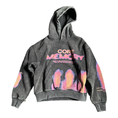 Streetwear 500gm Grau Sublimation Hoodie DTG Digitaldruck Stein Säure gewaschen Hoodie