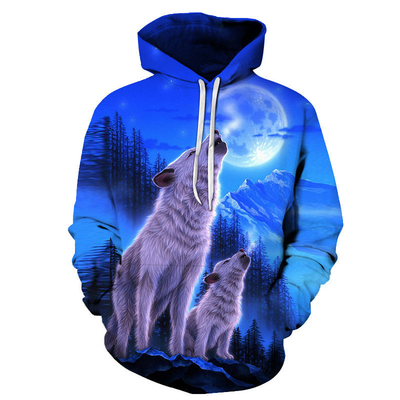 100% Polyester Sublimation Hoodies Sweatshirt anpassbar gegen Falten