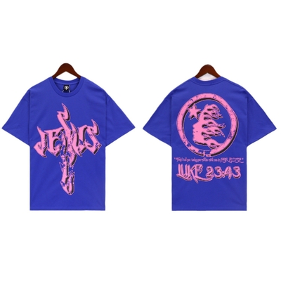 Unisex 3D Digital Sublimation Druck T-Shirt Hip Hop Kleidung für amerikanischen Rapper