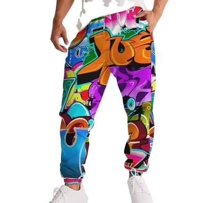Volldruck Sublimation Straße Männer Sweatpants übergroß
