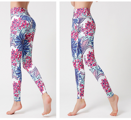 Schnelle Trockensport Farbige Custom Printed Leggings Personalisierte Fitness Leggings
