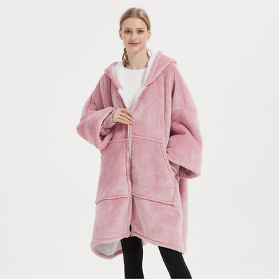 Zipperverschluss Frauen Trikot-Pijamas Hoodie-Pijamas Ultra-Komfortabel