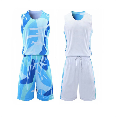 Basketball Trikot mit Sport-Shorts, Übung Sport-Training Uniformen für Männer