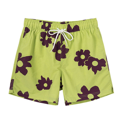 Custom Design Ihr eigenes Logo Sublimation gedruckte wasserdichte Brettschorts Vierwege Stretch Swim Trunks
