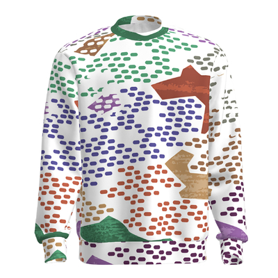 Rundhals Sweatshirt Wärmesublimation Wärmeübertragung Digitaldruck Custom DIY Hoodie